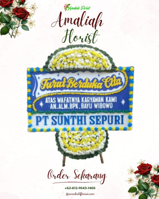 Papan Bunga Duka di Tapos
