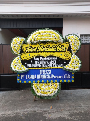 Papan Bunga Duka di Tapos