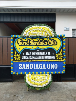 Papan Bunga Duka di Tapos
